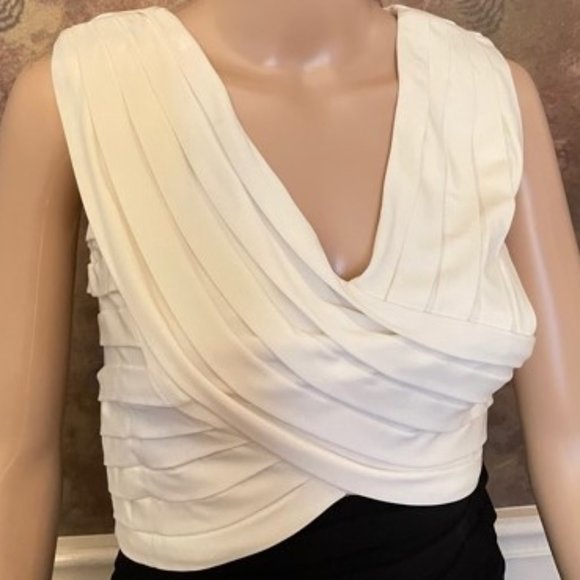 Cache Smart looking Black & White dress - Picture 2 of 6